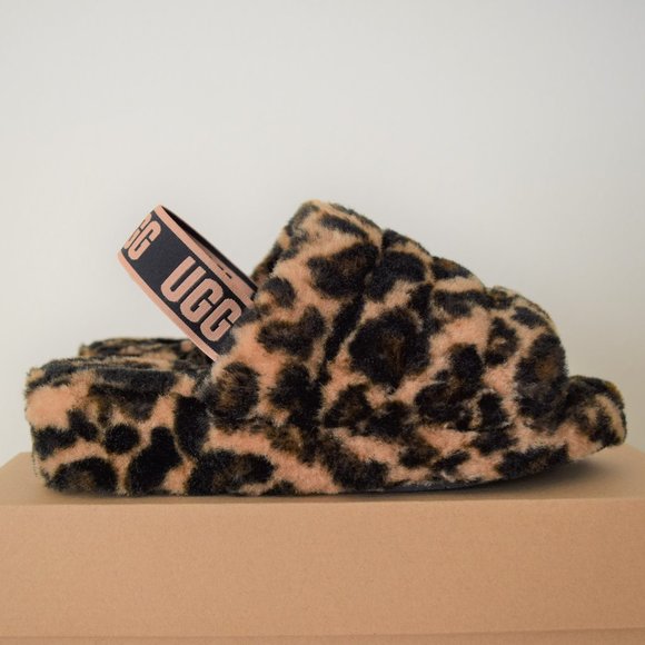 UGG Shoes - UGG Women’s Fluff Yeah Genuine Shearling Slingback Sandals